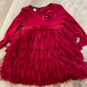 Biscotti red dress size 3t